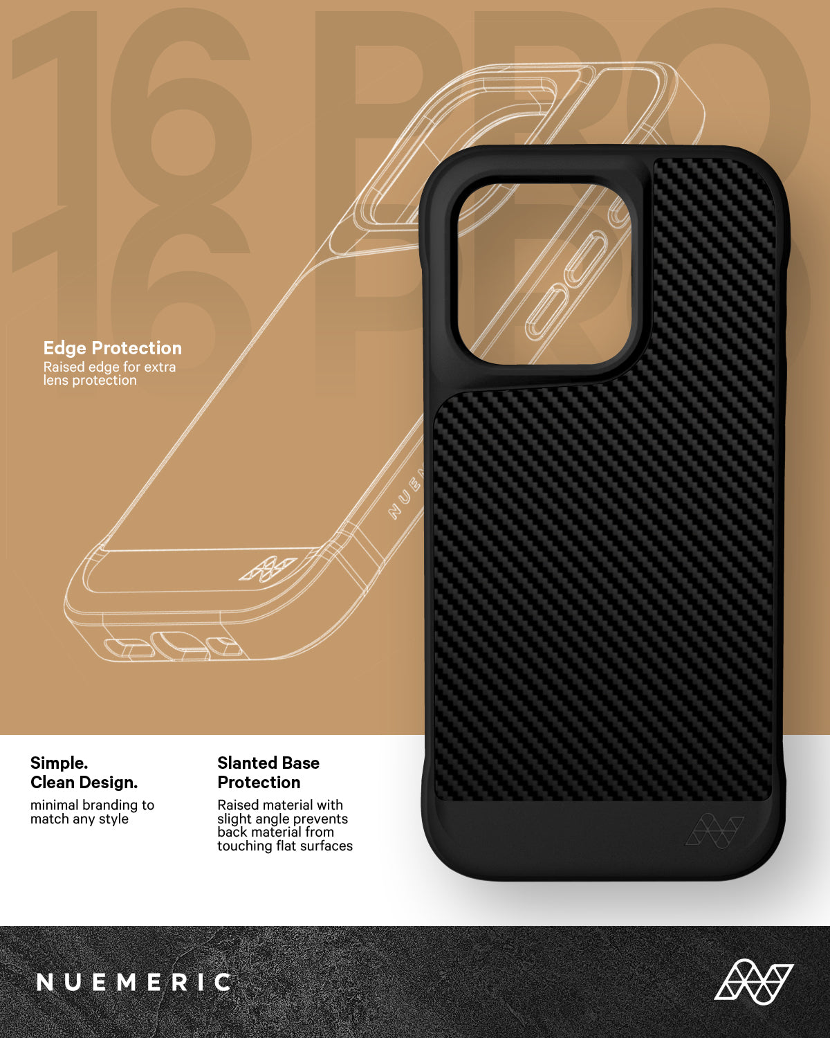 Nuemeric Pro - Aramid Carbon Compatible with MagSafe